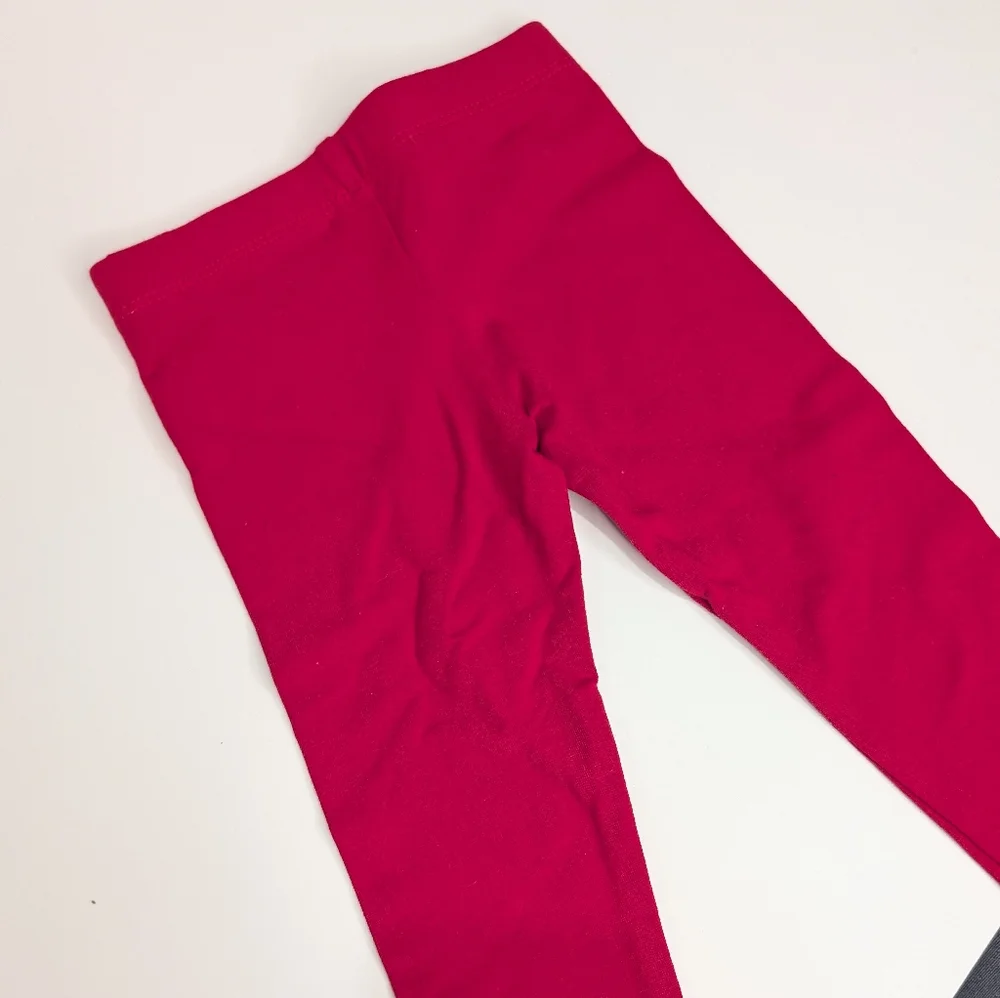 The Children’s Place Baby Leggings Set | Red & Navy | Size 12–18 Months | NWT